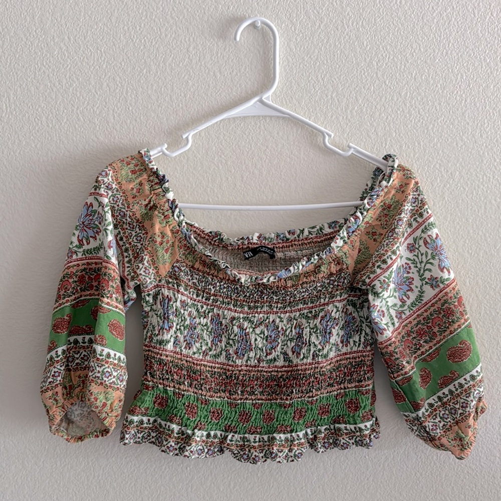 Zara floral top